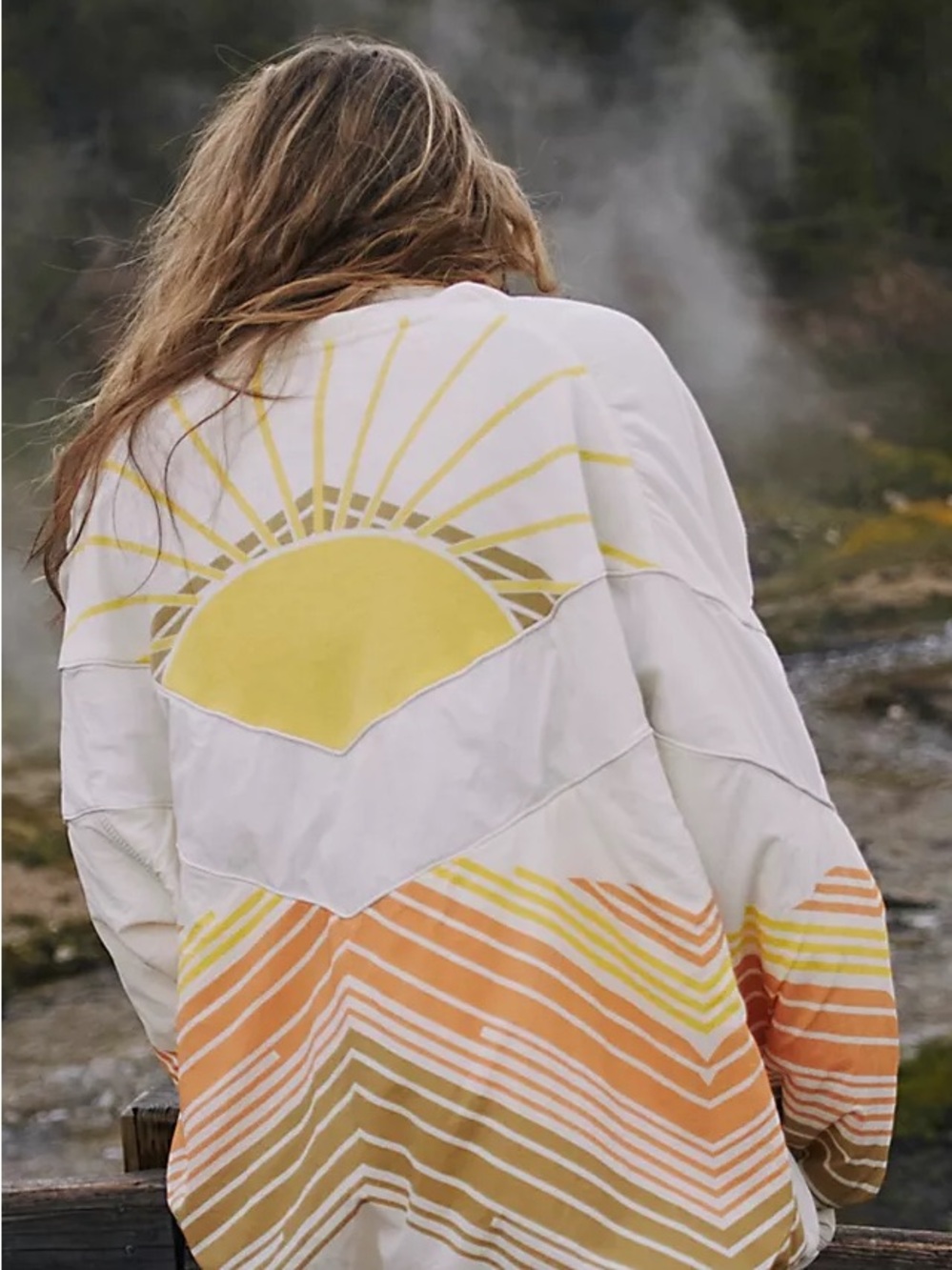 FP Movement Jacket with Sunrise Graphic🌞